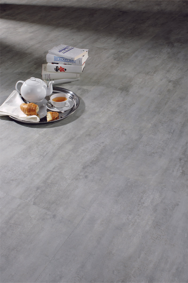 ZIRO Vinylan plus Hydro Vinylboden Cement grey