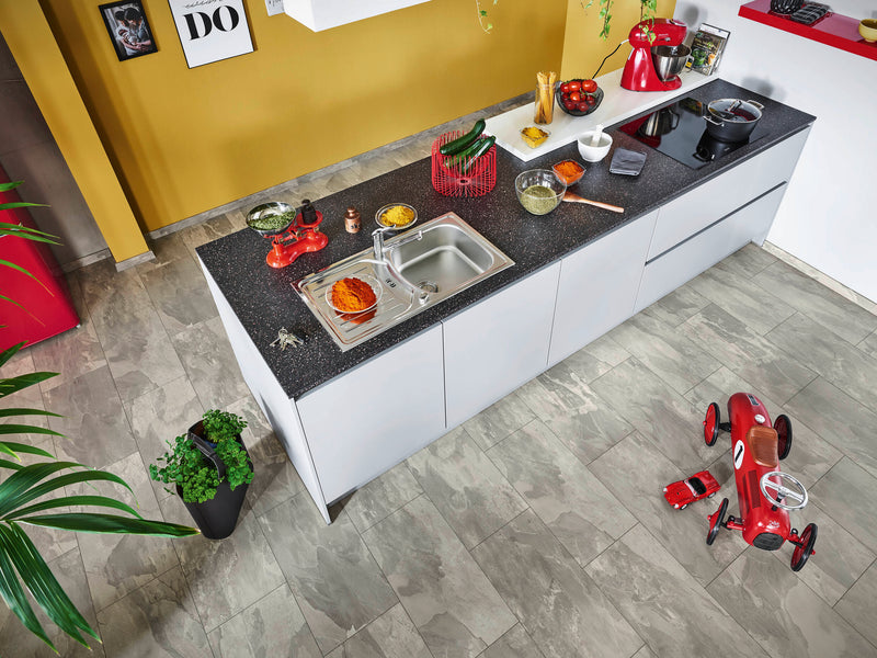 JOKA Laminatboden Hudson River 633 TL Slate Pure Fliese V4
