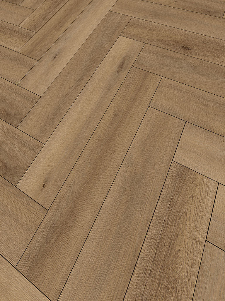 Klebe-Vinyl World of Dryback 3527HE Salt Lake City Oak Herringbone City