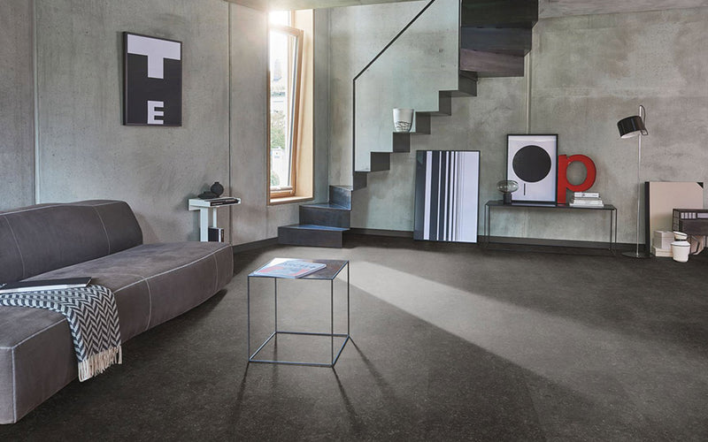 PARADOR Laminat Trendtime 5 Großfliese Granit anthrazit gefast