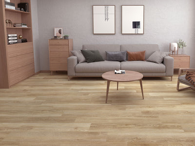 Click-Vinyl CHECK One 2432 Weserpark Eiche inkl. Trittschall Diele Basic